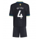 Manchester United Matthijs de Ligt #4 Rezervni Dres za djecu 2025-26 Kratak Rukav (+ Kratke hlače)